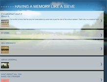 Tablet Screenshot of havingamemorylikeasieve.blogspot.com