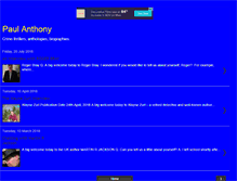 Tablet Screenshot of paulanthonys.blogspot.com