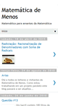 Mobile Screenshot of matematicademenos.blogspot.com