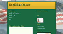 Desktop Screenshot of bayen-english.blogspot.com