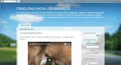 Desktop Screenshot of maltratosanimales.blogspot.com