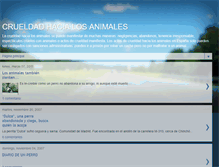 Tablet Screenshot of maltratosanimales.blogspot.com