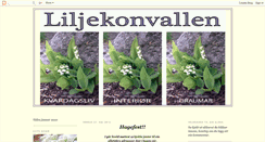 Desktop Screenshot of liljekonvallen.blogspot.com