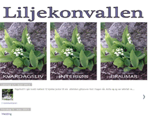 Tablet Screenshot of liljekonvallen.blogspot.com