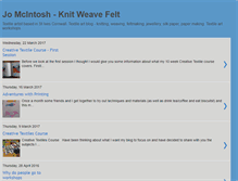 Tablet Screenshot of knitweavefelt.blogspot.com