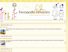 Tablet Screenshot of fernandaamorim.blogspot.com
