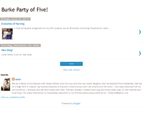 Tablet Screenshot of burkepartyoffive.blogspot.com