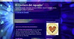 Desktop Screenshot of elcantarodelaguador.blogspot.com
