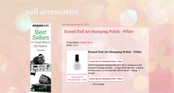 Desktop Screenshot of nailaccessories.blogspot.com