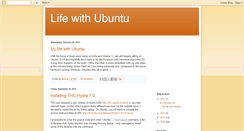 Desktop Screenshot of lifewithubuntu.blogspot.com