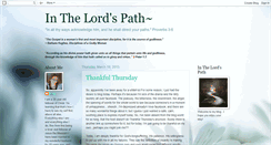 Desktop Screenshot of inthelordspath.blogspot.com