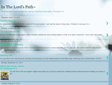 Tablet Screenshot of inthelordspath.blogspot.com