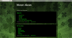 Desktop Screenshot of mesutakcan.blogspot.com