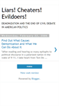 Mobile Screenshot of liarscheatersevildoers.blogspot.com