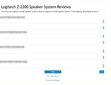 Tablet Screenshot of logitechz2300.blogspot.com