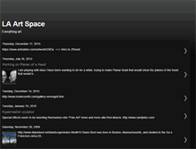 Tablet Screenshot of laartspace.blogspot.com
