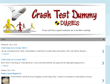 Tablet Screenshot of crashtestdummydiaries.blogspot.com