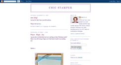 Desktop Screenshot of chicstamper.blogspot.com