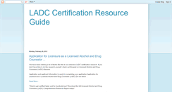 Desktop Screenshot of ladc-resource-guide.blogspot.com