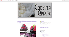 Desktop Screenshot of cooking-empire.blogspot.com