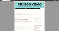 Desktop Screenshot of citizen-video.blogspot.com