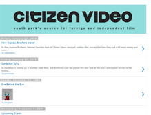 Tablet Screenshot of citizen-video.blogspot.com
