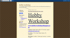 Desktop Screenshot of hobbyworkshop.blogspot.com