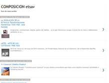 Tablet Screenshot of composicion-etsav.blogspot.com