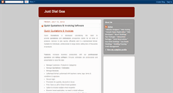 Desktop Screenshot of just-dial-goa.blogspot.com