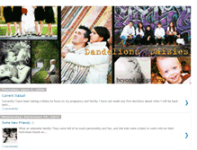 Tablet Screenshot of dandelionsanddaisiesphotography.blogspot.com