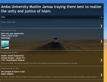 Tablet Screenshot of ambouniversitymuslimjamaa.blogspot.com