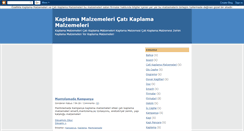 Desktop Screenshot of kaplamamalzemeleri.blogspot.com