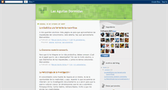 Desktop Screenshot of lasaguilasdormidas.blogspot.com