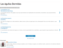 Tablet Screenshot of lasaguilasdormidas.blogspot.com