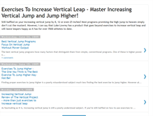 Tablet Screenshot of exercises-to-increase-vertical-leap.blogspot.com