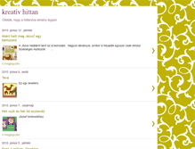 Tablet Screenshot of kreativhittan.blogspot.com