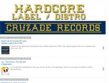 Tablet Screenshot of cruzaderecords.blogspot.com