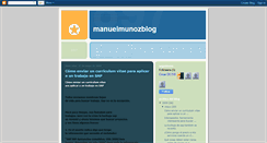 Desktop Screenshot of manuelmunozblog.blogspot.com