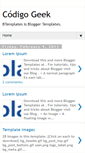 Mobile Screenshot of codigogeek2-btemplates.blogspot.com