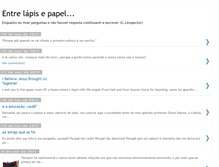 Tablet Screenshot of entrelapisepapel.blogspot.com