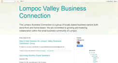 Desktop Screenshot of lompocbizconnection.blogspot.com