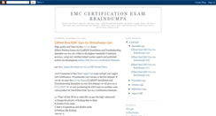 Desktop Screenshot of emc-cert.blogspot.com