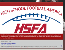 Tablet Screenshot of highschoolfootballamerica.blogspot.com