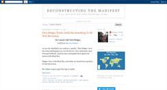 Desktop Screenshot of deconstructingthemanifest.blogspot.com