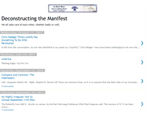 Tablet Screenshot of deconstructingthemanifest.blogspot.com