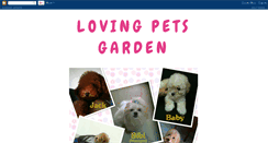 Desktop Screenshot of lovingpets-garden.blogspot.com