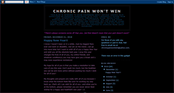 Desktop Screenshot of chronicpainwontwin.blogspot.com