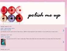 Tablet Screenshot of p0lishmeup.blogspot.com