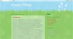 Desktop Screenshot of happyoiling.blogspot.com