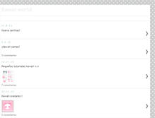 Tablet Screenshot of kawai-world.blogspot.com